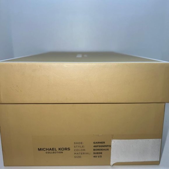 Michael Kors Collection the "Garner" Red Suede Heels 40.5/9.5 - Picture 6 of 6